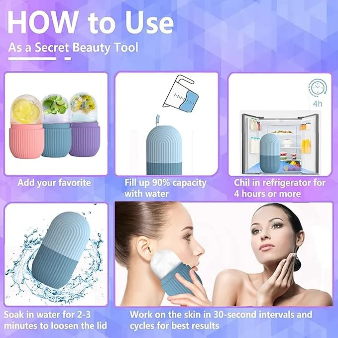 Ice Roller for Face Eyes Body | Cooling Skincare Tool