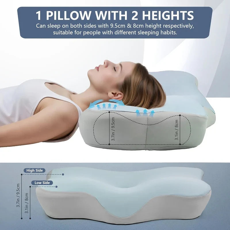 Orthopedic Latex Neck Pillow Slow Reboun